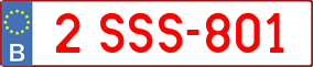 Truck License Plate
